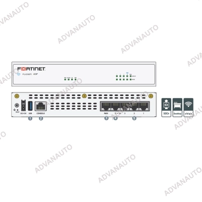 Межсетевой экран Fortinet FortiGate 40F фото 2