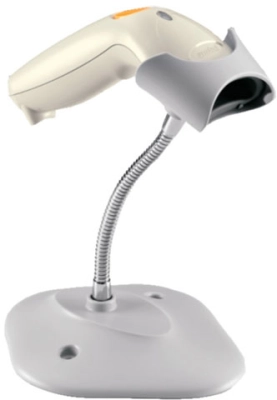Zebra LS1203-1AZU0100SR, Сканер штрих-кода: LS1203 белый, кабель USB, подставка фото 1