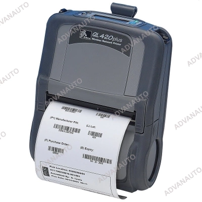 Мобильный принтер этикеток Zebra QL 420 Plus, WiFi, USB, 203 dpi, 104 мм фото 1