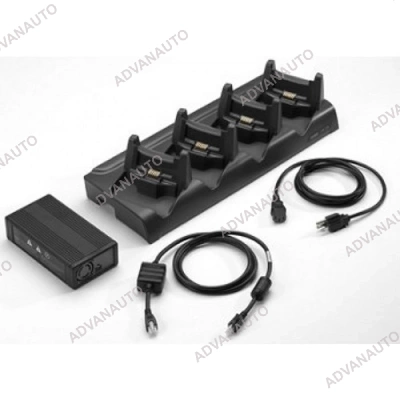 Подставка 4 слота CRD4000-4000ER коммуникационная, зарядная, Ethernet для WT40XX, WT41N0, Zebra фото 1
