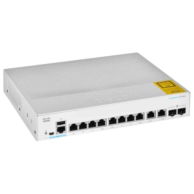 Коммутатор Cisco CBS350-8T-E-2G управляемый фото 1