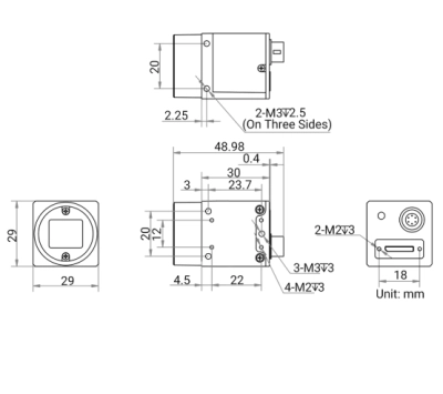 HIKROBOT MV-CH120-10UC Матричная камера фото 3