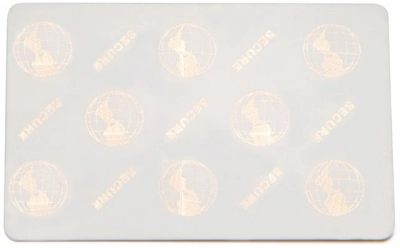 Zebra 104524-120, Карточки, 30 mil composite, embedded hologram (world globe image) 500 фото 1