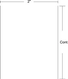 Zebra LD-R2LS5W, Этикетки (50.8x19812mm); DT, 8000D Linerless фото 1