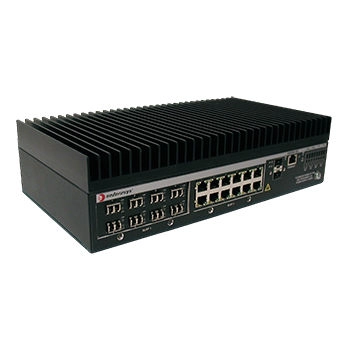 Extreme Networks 16804, Коммутатор 8-port POE+ Gigabit w/ 4-port SFP Operating Temperature -40C - +75C фото 1