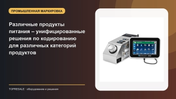 Различные продукты питания – унифицированные решения по кодированию для различных категорий продуктов