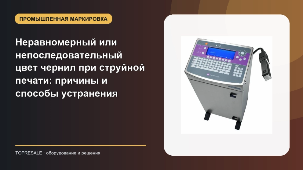 Неравномерный или непоследовательный цвет чернил при струйной печати: причины и способы устранения
