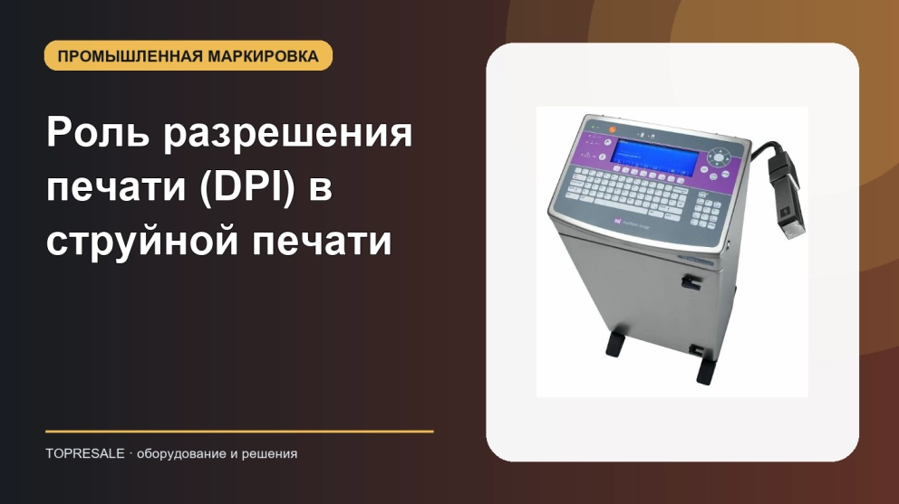 Роль разрешения печати (DPI) в струйной печати