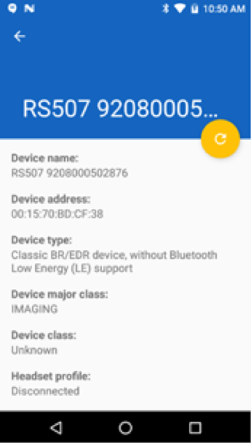 Zebra RS507 to Android - 3